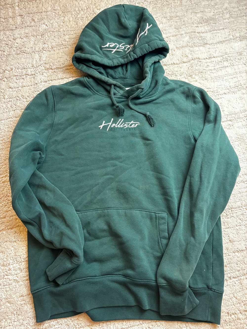 Hollister Must-Have Collection Hoodie Green Pullover Size M